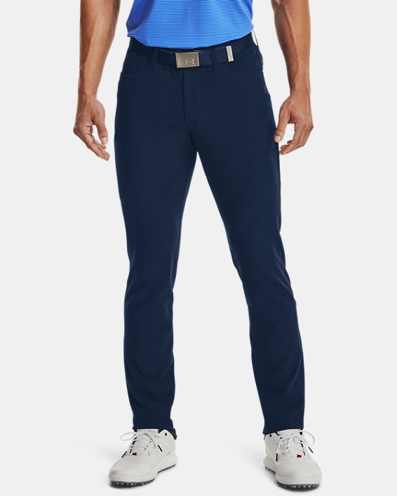 Men's UA Drive 5 Pocket Pants, Navy, pdpMainDesktop image number 0